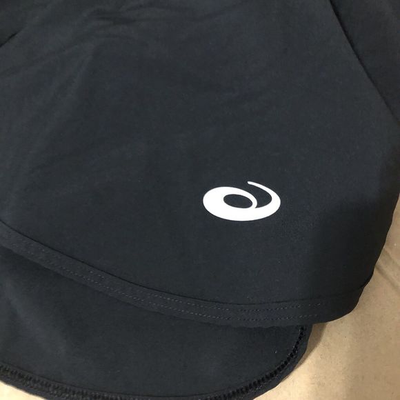 Asics Womens Elastic Waist Drawstring Pull-On Casual Stretch Running Shorts M - Picture 4 of 8